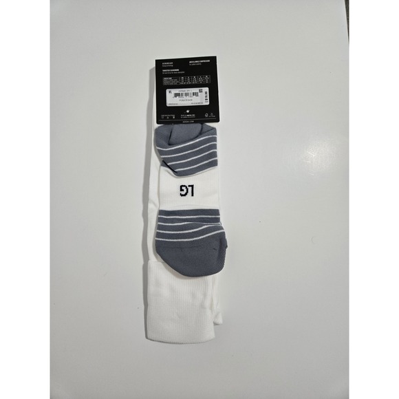 Adidas Soccer Team Speed Pro Socks in White/Navy Blue - Size Large - Picture 5 of 6